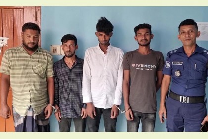 মেহেরপুরে স্বর্ণ চোর চক্রের চার সদস্য আটক