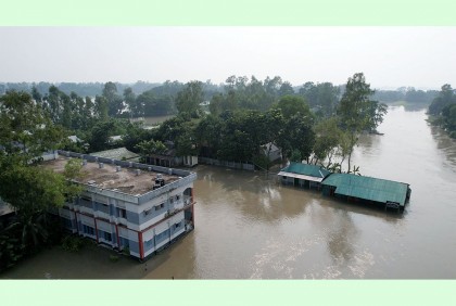 পানি কমলেও জামালপুরে বন্যা পরিস্থিতি অপরিবর্তিত