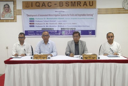 বশেমুরকৃবিতে কর্মশালা অনুষ্ঠিত