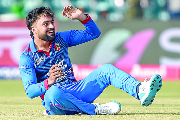 রশিদ খানের অন্যরকম সেলিব্রেশন