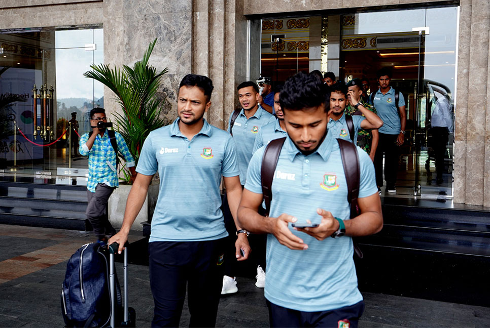 শ্রীলঙ্কায় পৌঁছেছে বাংলাদেশ দল