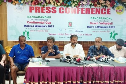 কক্সবাজারে শুরু হচ্ছে 
আন্তর্জাতিক বিচ ভলিবলের দুই প্রতিযোগিতা 