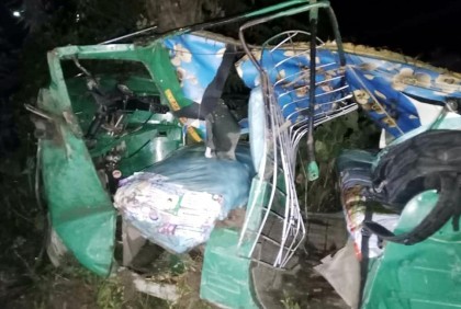 হবিগঞ্জে পিকআপ ভ্যান ও সিএনজি সংঘর্ষে নারীসহ নিহত ৩