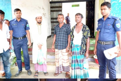 বিশ্বনাথে পুলিশের অভিযানে গ্রেফতার পাঁচ