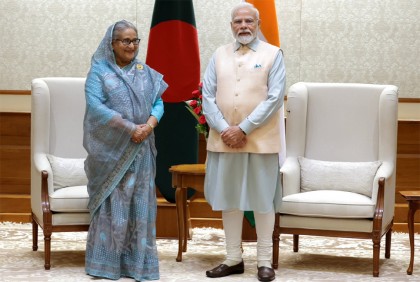 শেখ হাসিনার সঙ্গে বৈঠক শেষে টুইটে যা বললেন মোদি 

