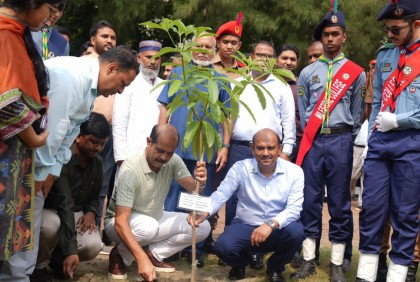 প্রতি বাড়িতে দুটি করে গাছ লাগানোর আহ্বান মেয়র আতিকের

