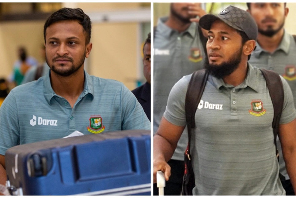 মুশফিকের সঙ্গে সাকিবও ফিরলেন দেশে


