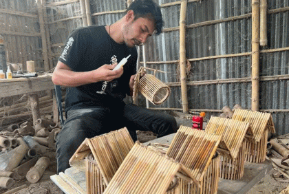 বাঁশ দিয়ে নান্দনিক পণ্য