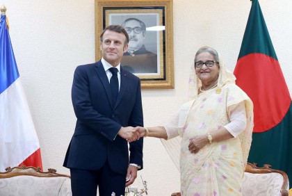 বিশ্বস্ত সহযোগী হিসেবে পাশে থাকবে ফ্রান্স : শেখ হাসিনা


