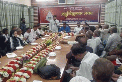 ফুলপুরে দূর্গাপূজা উদযাপনে প্রস্তুতি সভা 