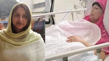খালেদা জিয়াকে দেখতে ঢাকায় পুত্রবধূ শর্মিলা

