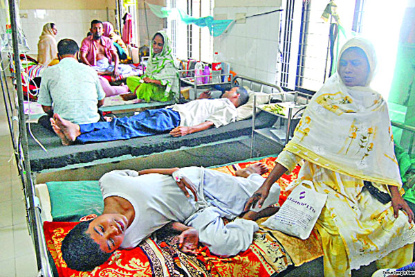 ডেঙ্গুর চিকিৎসা নিতে আসা রোগীর ভিড় বাড়ছে