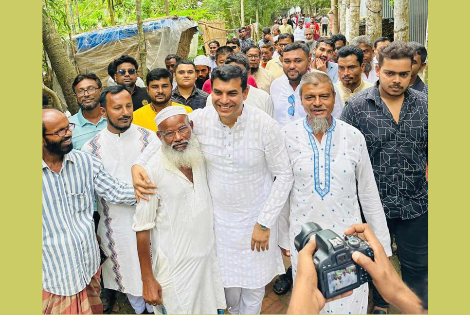 ফরিদপুর-২ আসনে আওয়ামী লীগ নেতা জামাল মিয়ার গণসংযোগ


