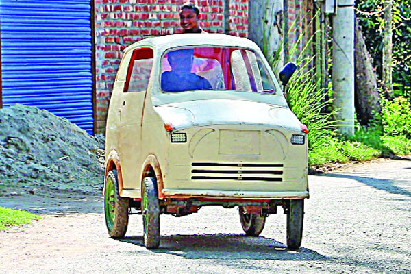 নজরকাড়া পরিবেশবান্ধব কাঠের মাইক্রো