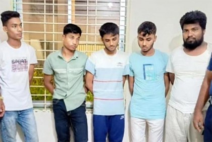 মাগুরায় ৫ রোহিঙ্গা আটক