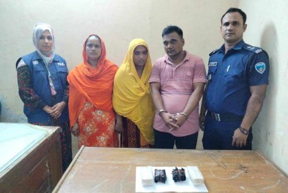 ব্রাহ্মণবাড়িয়ায় ইয়াবাসহ গ্রেফতার ৩