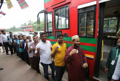 এলিভেটেড এক্সপ্রেসওয়েতে বিআরটিসি'র বাস চলাচল শুরু

