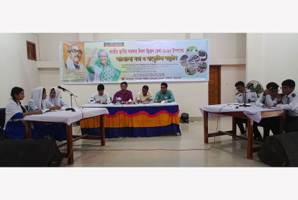 বিতর্ক প্রতিযোগিতায় বাউফল আদর্শ বালিকা বিদ্যালয় বিজয়ী
