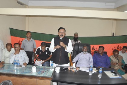 বিএনপি-জামায়াতকে বয়কট করার আহ্বান শাজাহান খানের