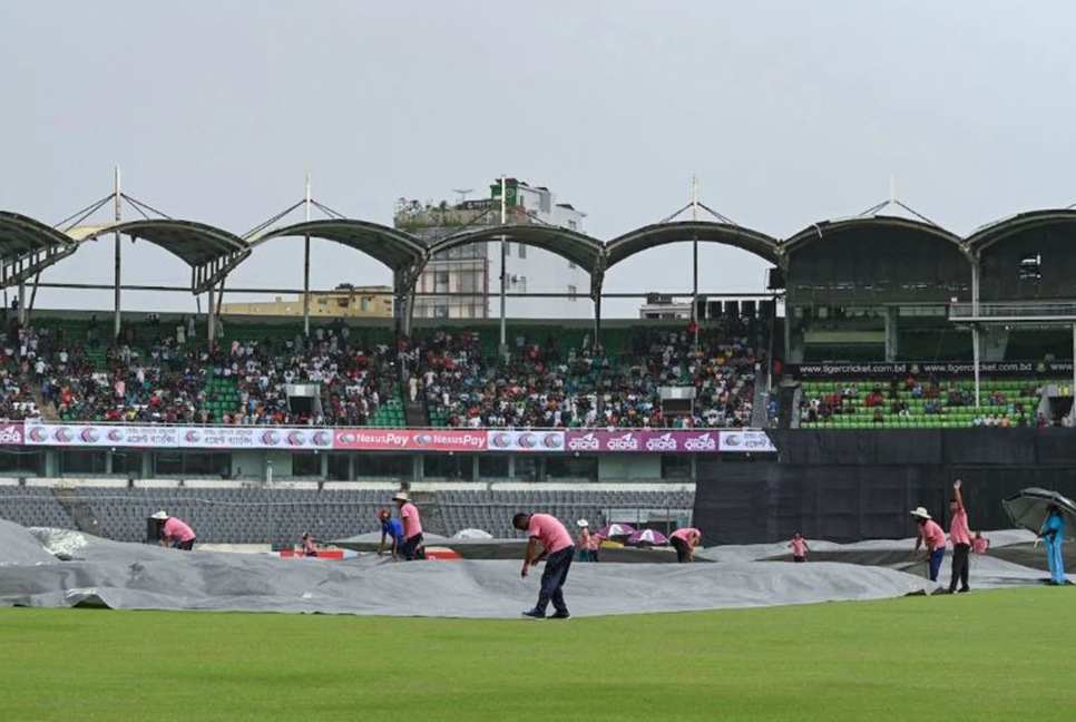 বৃষ্টির কারণে বাংলাদেশ-নিউজিল্যান্ড ম্যাচ পরিত্যক্ত

