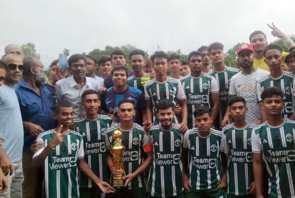 বঙ্গবন্ধু ফুটবল গোল্ড কাপ : ভূরুঙ্গামারী ইউনিয়ন একাদশ চ্যাম্পিয়ন