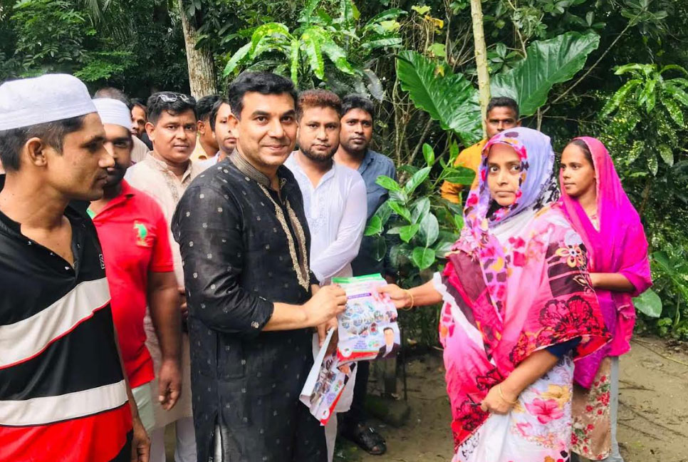 ফরিদপুর-২ আসনে নির্বাচনী প্রচারণায় জামাল হোসেন মিয়া