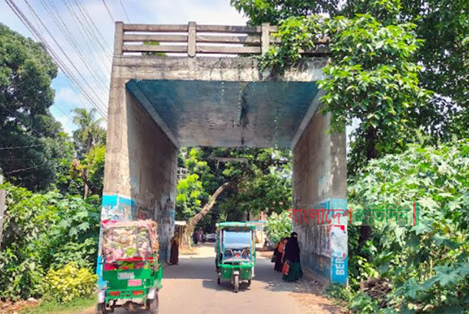 ৫৫ লাখ টাকার সেতু লাগছে না কাজে 