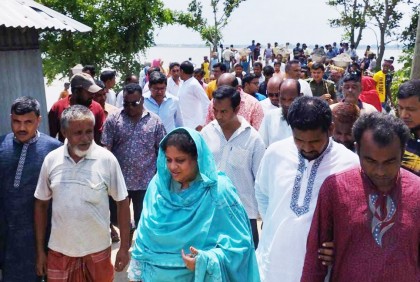সাঘাটা-ফুলছড়ি আসনে জনপ্রিয়তায় এগিয়ে ফারজানা রাব্বী বুবলী 

