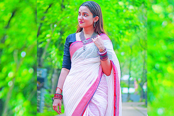 শুভ্র শরতের সাজ-পোশাক