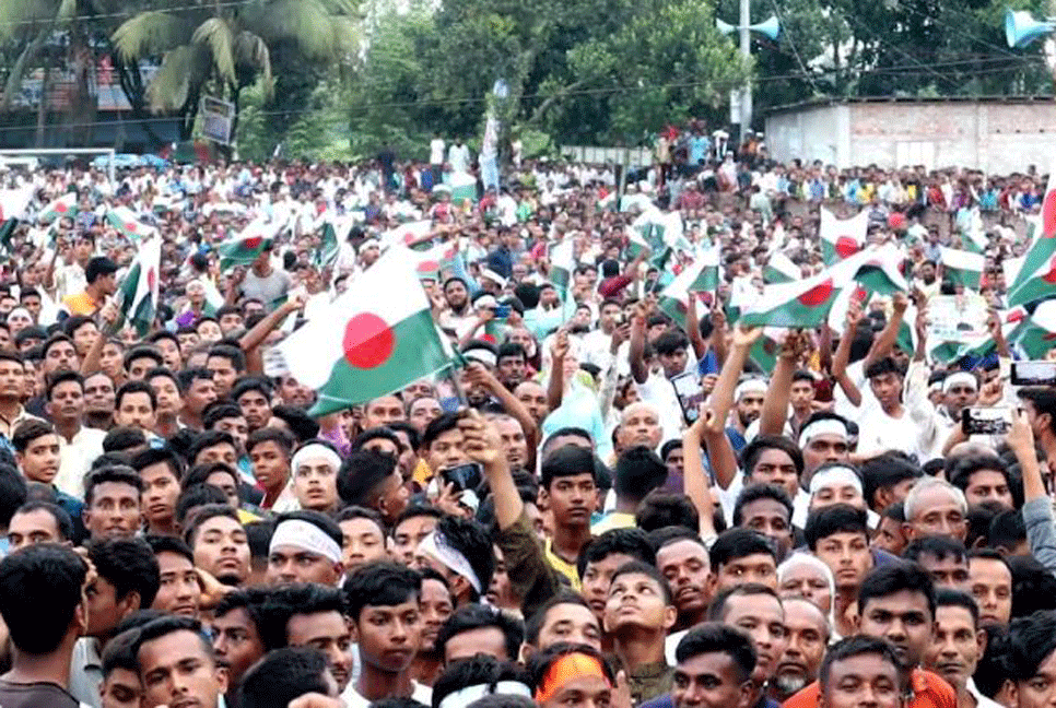 ঠাকুরগাঁওয়ে আওয়ামী লীগের উন্নয়ন প্রচারণায় যুব সমাবেশ 