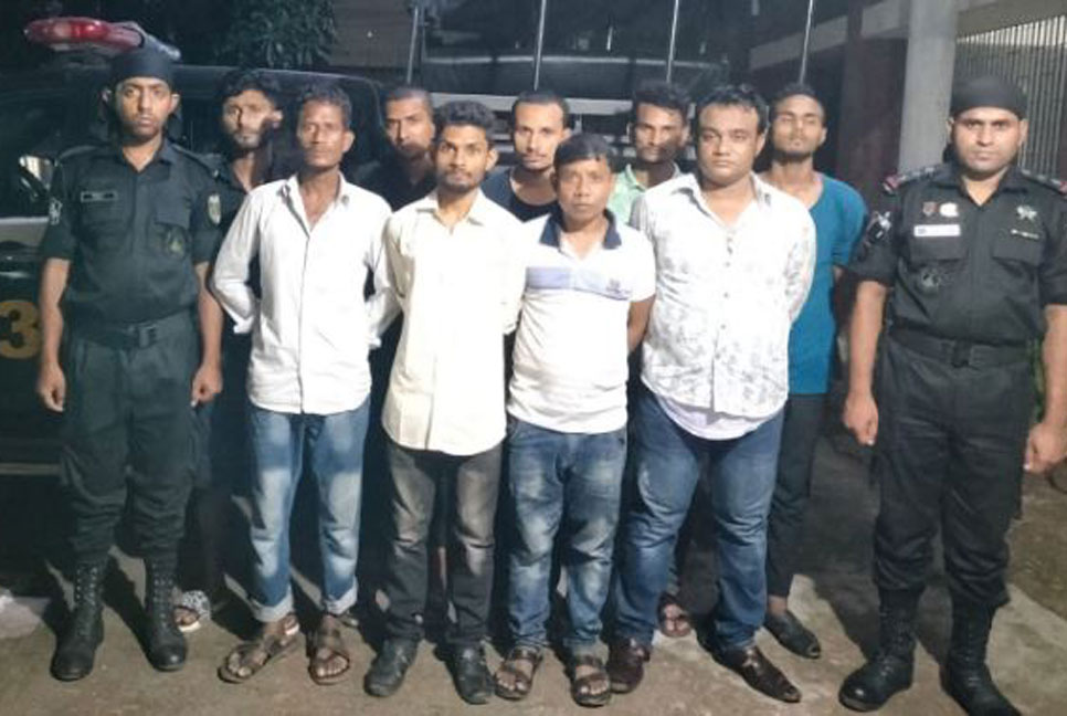 অপহরণকারী চক্রের মূলহোতাসহ ৯ জন আটক