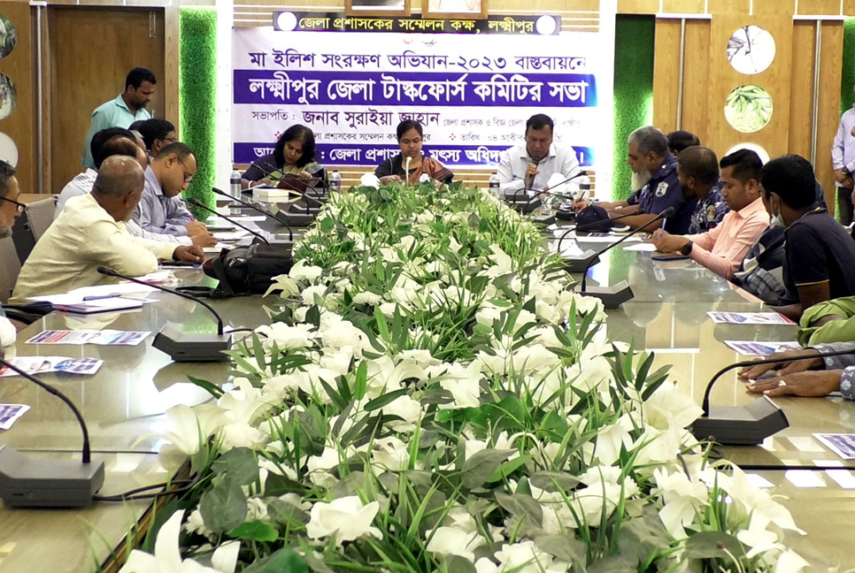 মা ইলিশ সংরক্ষণে লক্ষ্মীপুরে টাস্কফোর্স কমিটির সভা 