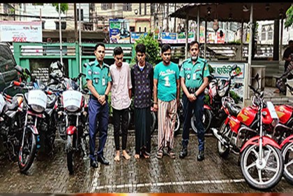 মামলার হাজিরা দিতে এসে মোটরসাইকেল চুরি, অবশেষে গ্রেফতার 