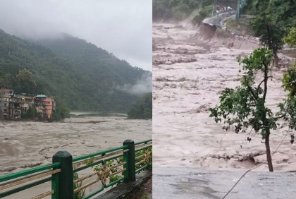 সিকিমে বন্যায় নিহত বেড়ে ৪০, নিখোঁজ আরও বহু