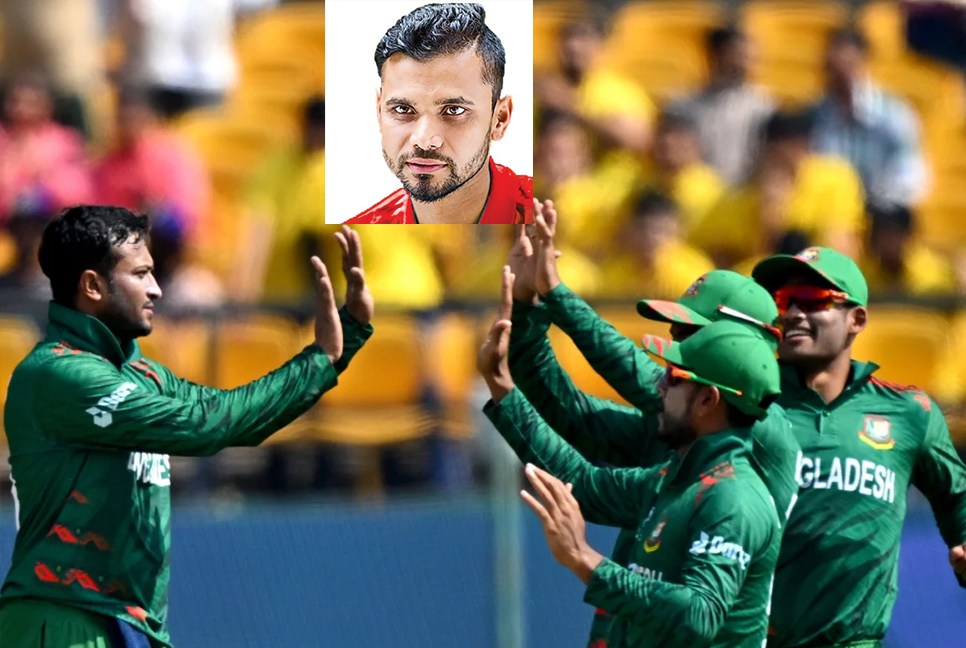সাকিবদের প্রশংসায় ভাসিয়ে ইংলিশদের প্রস্তুত থাকতে বললেন মাশরাফি