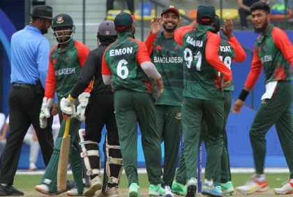 শেষ বলের রোমাঞ্চে ব্রোঞ্চ জয় বাংলাদেশের