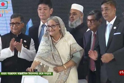 শাহজালালের থার্ড টার্মিনাল উদ্বোধন করলেন প্রধানমন্ত্রী