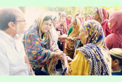 সরকারের উন্নয়নমূলক কর্মকাণ্ড তুলে ফারজানা রাব্বীর গণসংযোগ