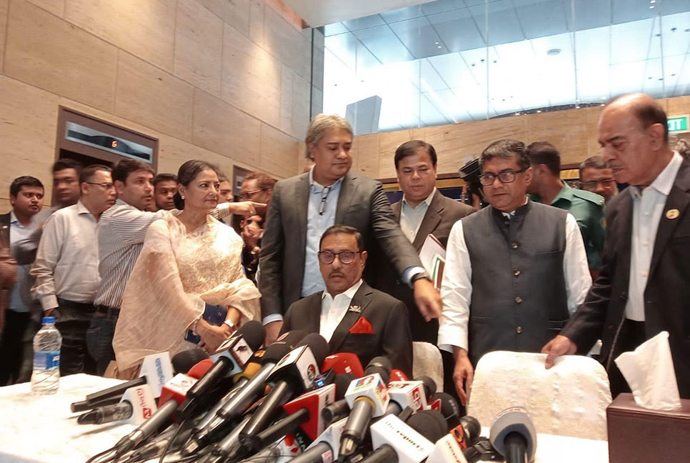 নির্বাচন নিয়ে বিএনপির সঙ্গে সমঝোতার সুযোগ নেই : ওবায়দুল কাদের