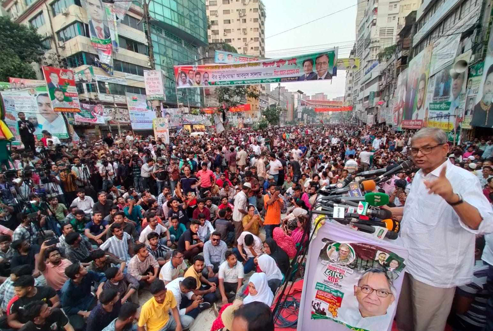 সরকারকে পরাজিত না করে কেউ ক্ষান্ত হবে না : মির্জা ফখরুল  

