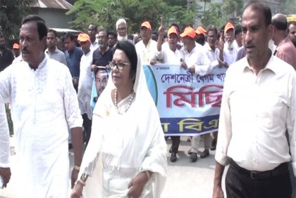 মানিকগঞ্জে বিএনপির বিক্ষোভ মিছিল ও সমাবেশ
