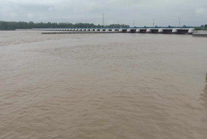 তিস্তা নদীতে একদিনে পানি এসেছে এক লাখ ৪০ হাজার কিউসেক