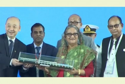 পদ্মা সেতু হয়ে ঢাকা-ভাঙ্গা রেল চলাচলের উদ্বোধন করলেন প্রধানমন্ত্রী
