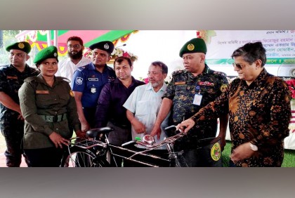 ব্রাহ্মণবাড়িয়ায় আনসার ও গ্রাম প্রতিরক্ষা বাহিনীর সমাবেশ
