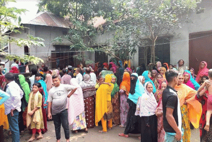 ঘরে ঢুকে বৃদ্ধাকে কুপিয়ে হত্যা