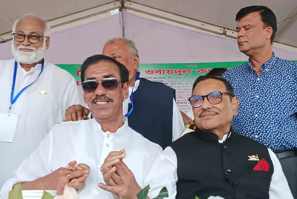ওবায়দুল কাদেরের উদ্দেশ্যে যা বললেন শামীম ওসমান

