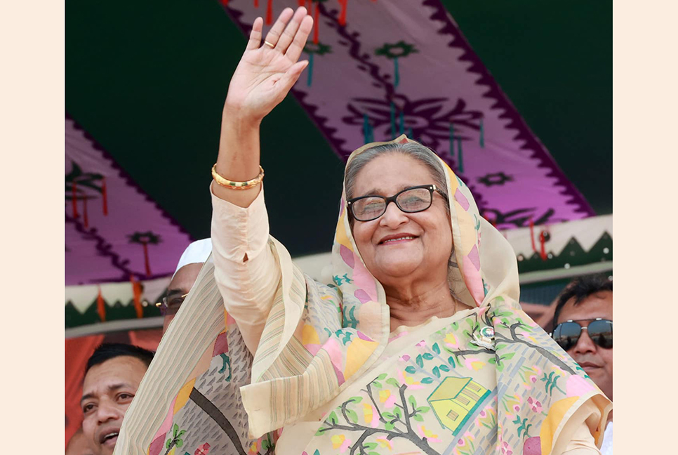 দেশকে এগিয়ে নিতে একমাত্র নৌকা মার্কাই পারে : প্রধানমন্ত্রী 