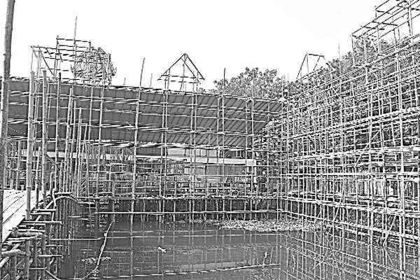 ১০ হাজার বাঁশে তৈরি মণ্ডপ থাকবে ৩০০ প্রতিমা