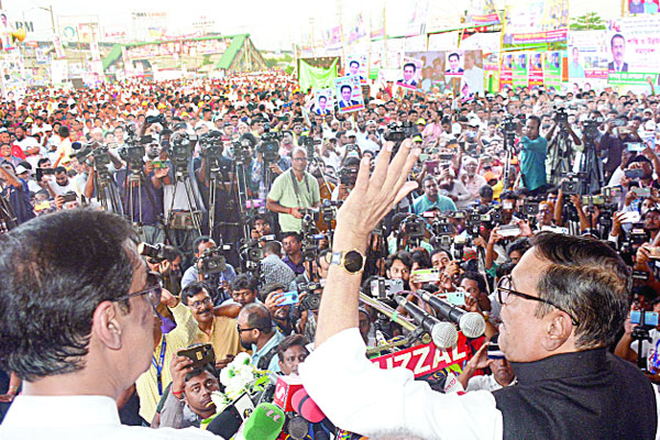 বিএনপির সঙ্গে কোনো আপস হবে না : কাদের