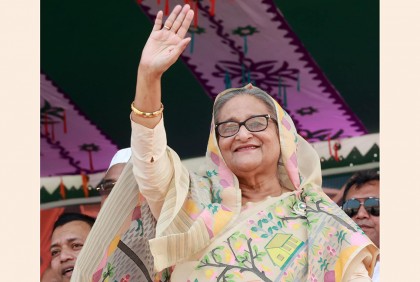 দেশকে এগিয়ে নিতে একমাত্র নৌকা মার্কাই পারে : প্রধানমন্ত্রী 